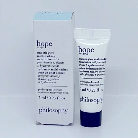$5🌟 Philosophy Hope In A Jar Smooth Glow Multitasking Moisturizer - Picture 1 of 5